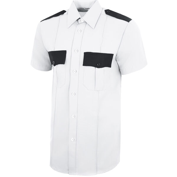 two tone short sleeve security uniform shirt
