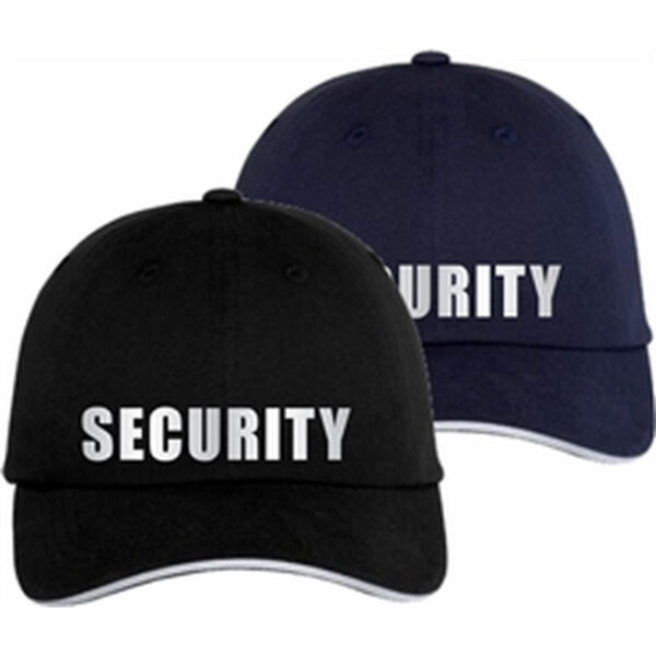 Security Caps Embroidered